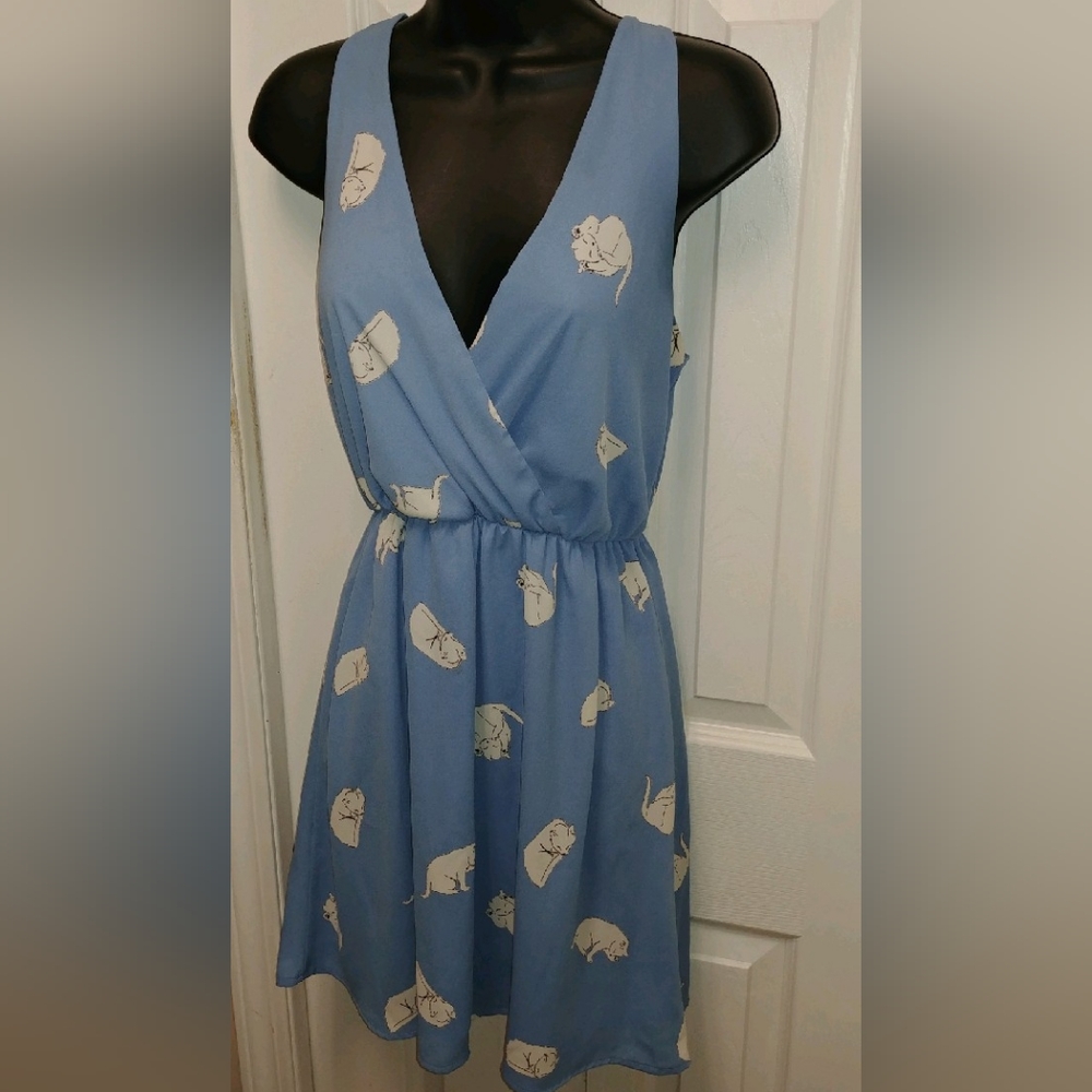 Everly- Anthropologie cat dress